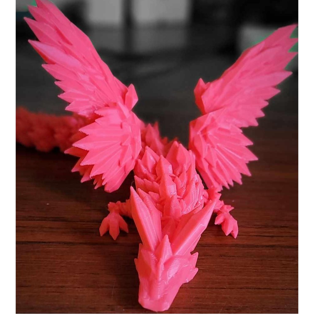 Majestic 12 in Crystal Winged Dragon Sculpture, a stunning piece that brings fantasy artistry to life.