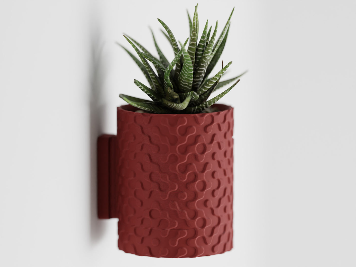 Geo - Wall Mounted Plant Pot With Drip Tray