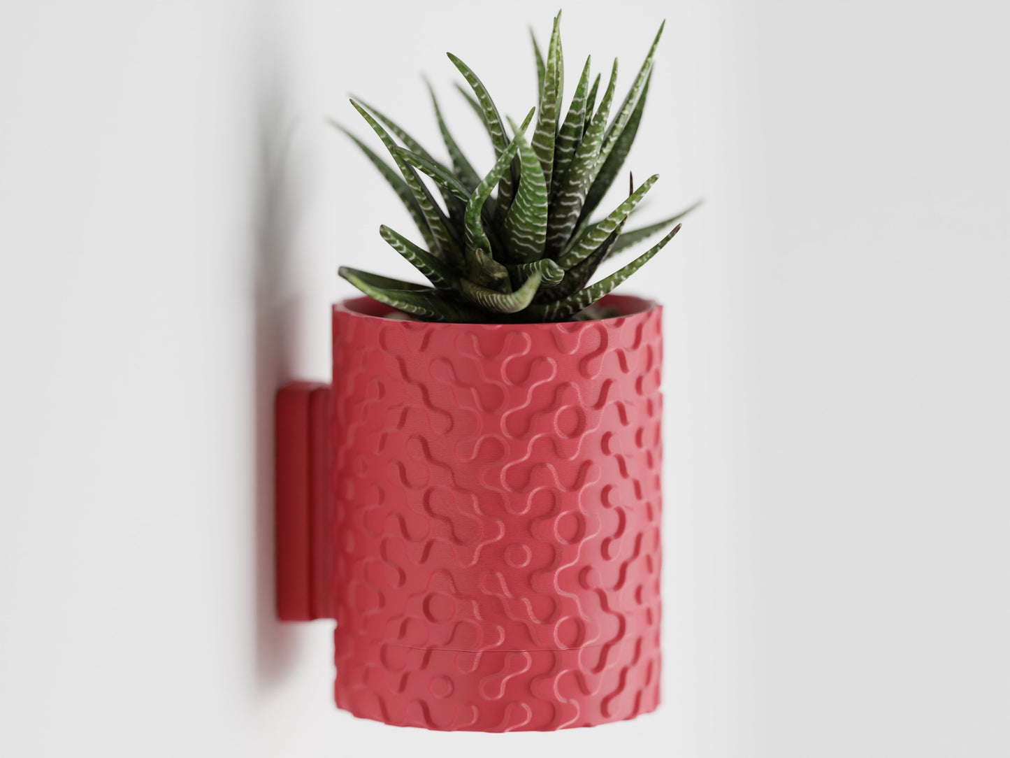 Geo - Wall Mounted Plant Pot With Drip Tray