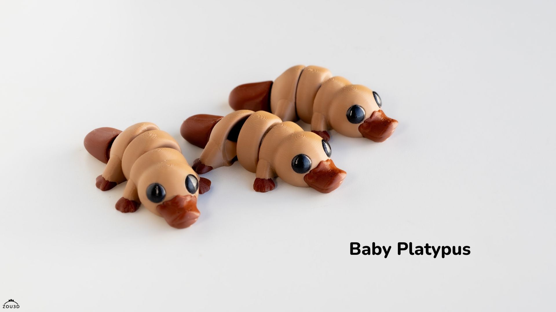 Miniature Articulating Baby Animal Figures by Zou3D - BLB3D Printing