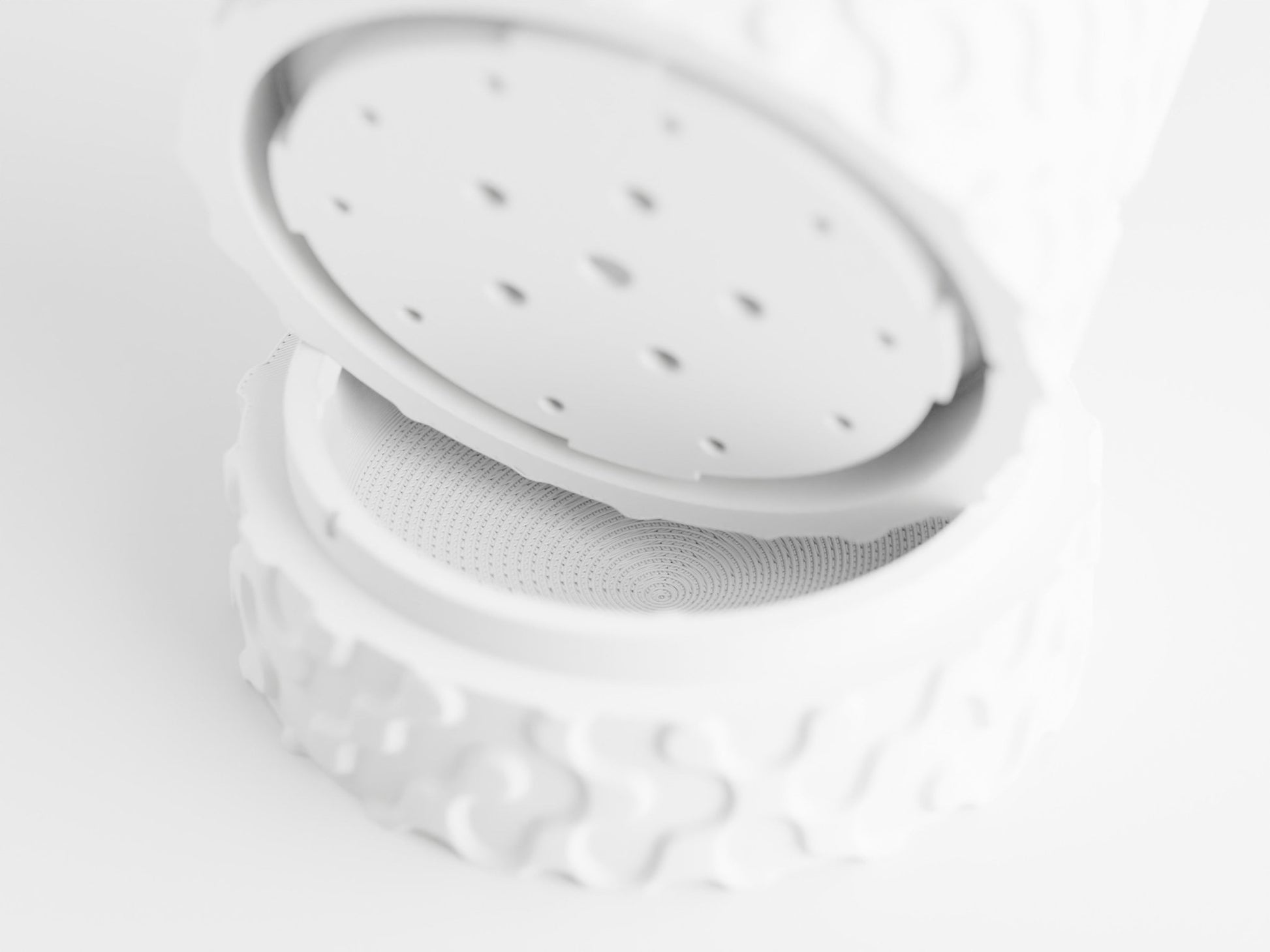 Geo - Wall Mounted Plant Pot With Drip Tray - BLB3D Printing