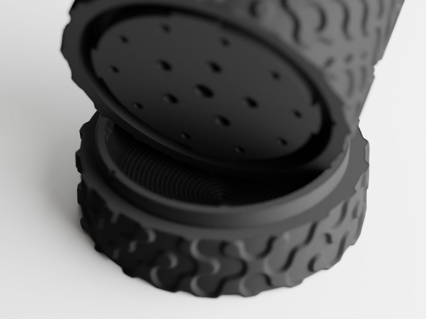 Geo - Wall Mounted Plant Pot With Drip Tray - BLB3D Printing