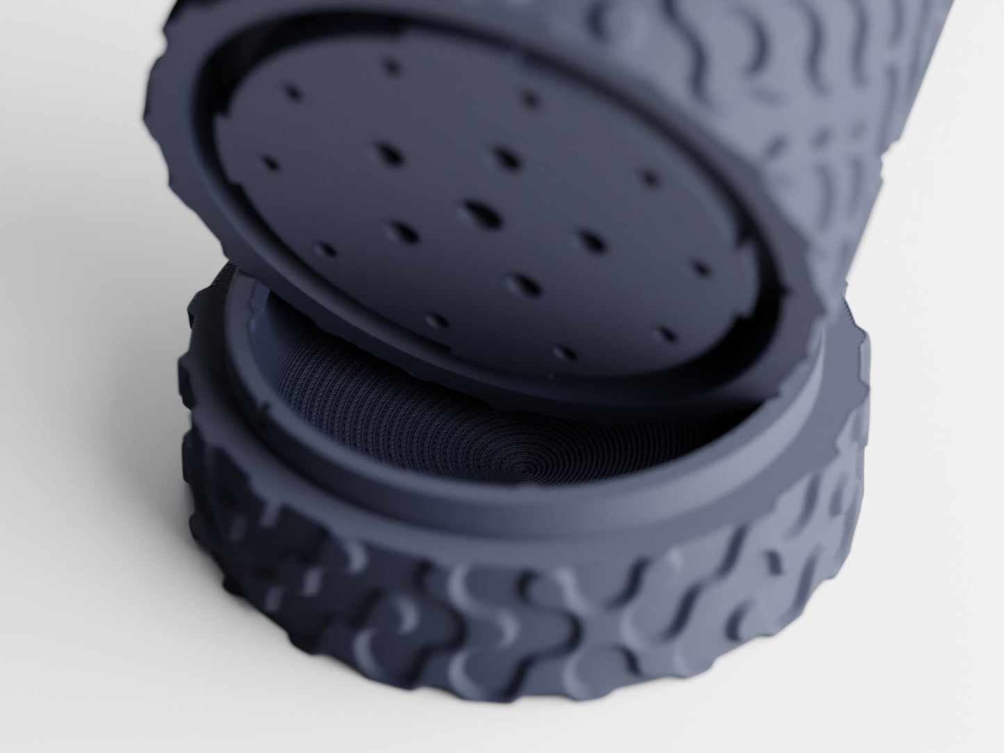 Geo - Wall Mounted Plant Pot With Drip Tray - BLB3D Printing