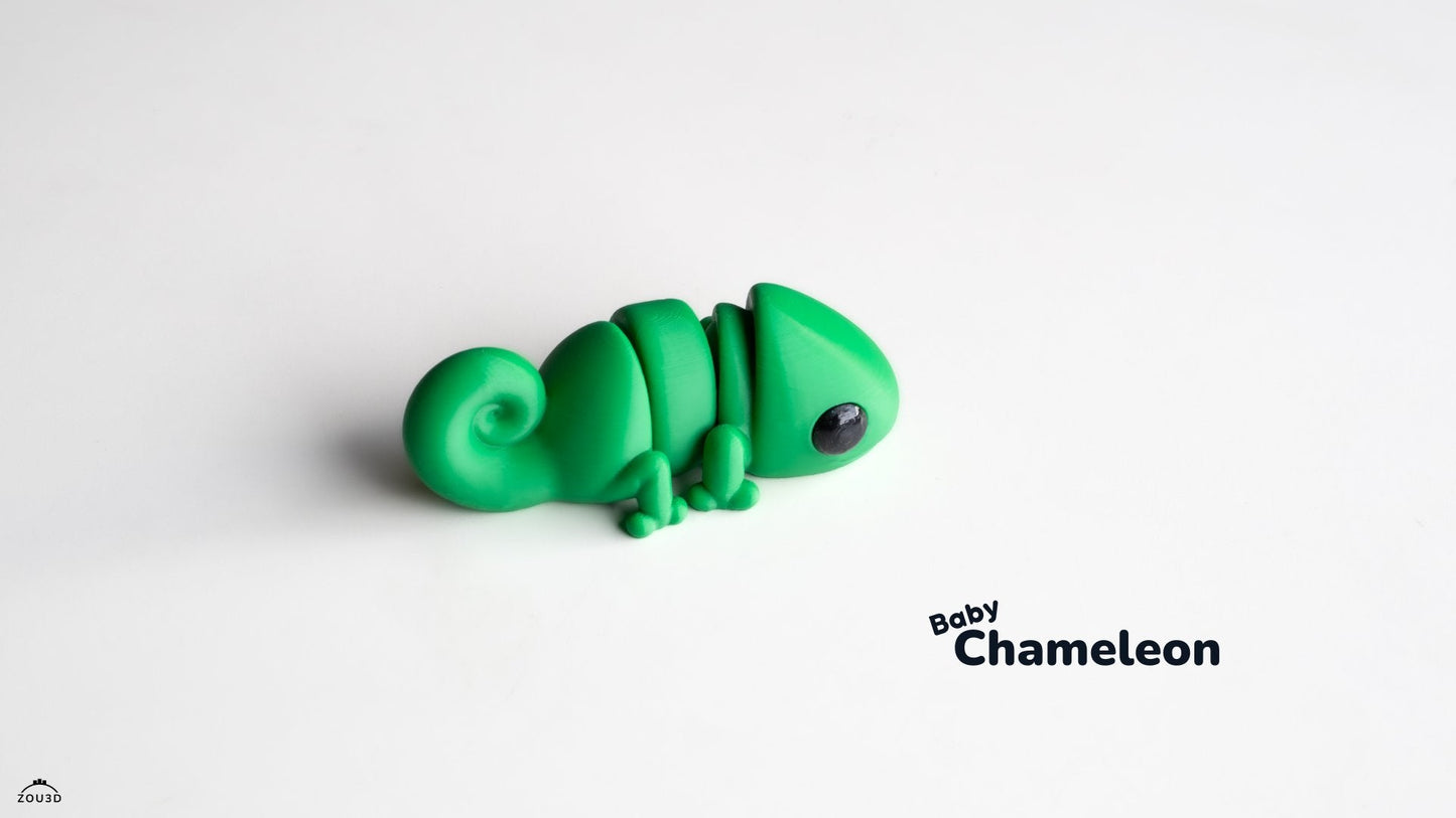 Miniature Articulating Baby Animal Figures by Zou3D - BLB3D Printing