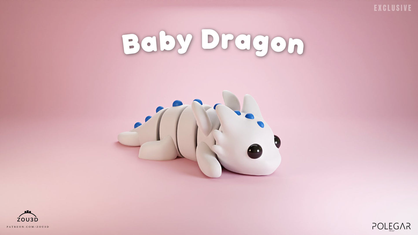 Miniature Articulating Baby Animal Figures by Zou3D - BLB3D Printing